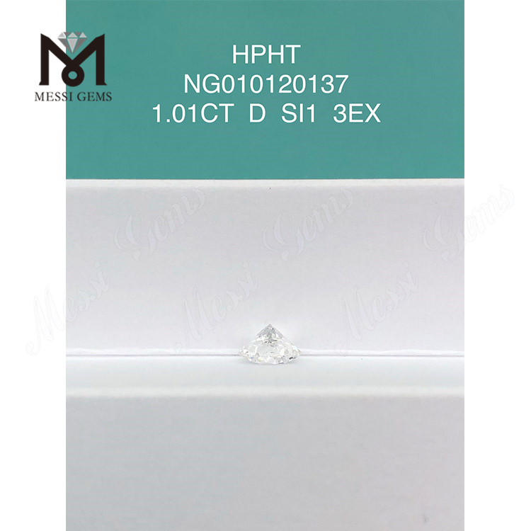 D Piedra preciosa suelta Diamante sintético 1,01 ct I Corte SI EX