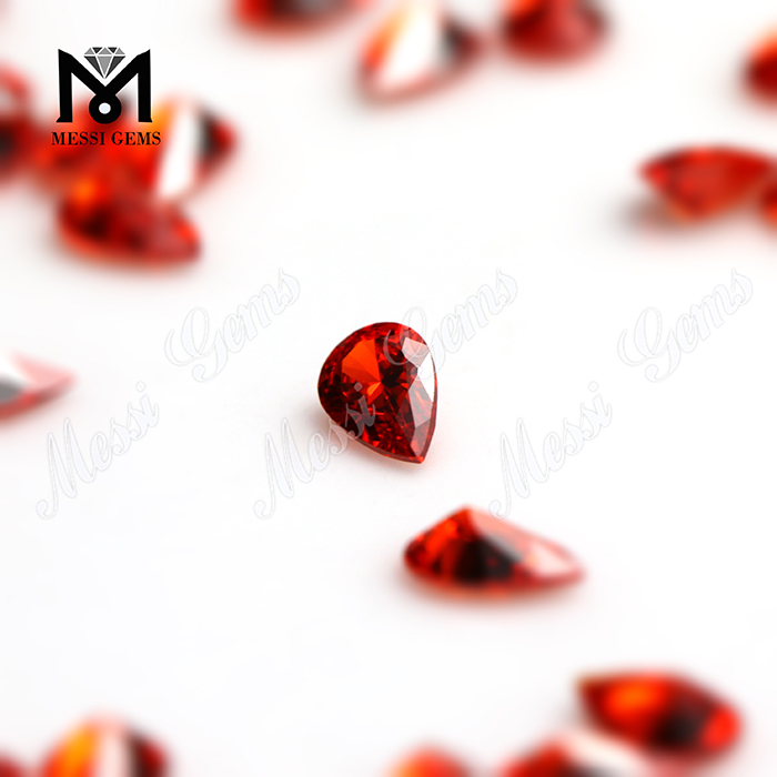 comprar piedra preciosa de zirconia cúbica naranja suelta en línea