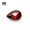 Piedra de zirconia cúbica granate pera doble briolette de 8x12 mm
