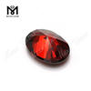 Venta al por mayor Granate cortado a máquina 13 x 18 mm Piedra de circonita cúbica ovalada