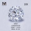 0,60 quilates D VS1 Redondo BRILLANTE IDEL Diamantes de laboratorio tallados