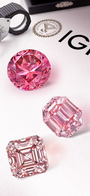 diamante de color rosa