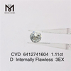 1.11ct D cvd diamante Precio al por mayor IF 3EX hombre hecho diamante en oferta