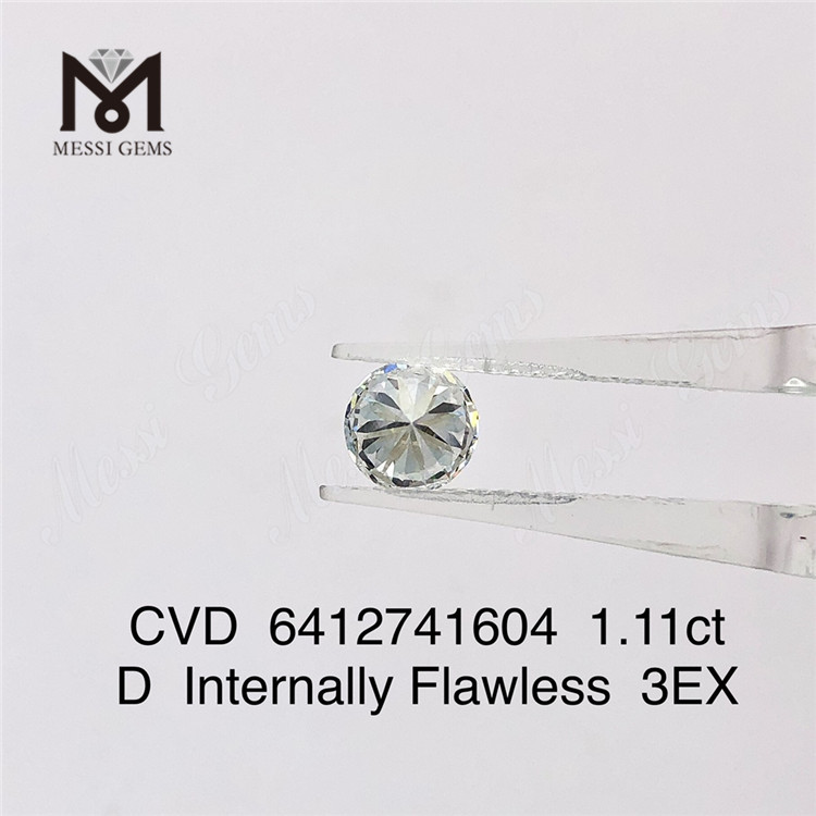 1.11ct D cvd diamante Precio al por mayor IF 3EX hombre hecho diamante en oferta