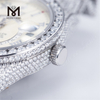 Diseño personalizado Hombres Mujer Lujo Mano Set Iced Out Top Brand Moissanite Diamond Watch