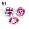 Certificado GRA Calidad superior 1 quilate Precio al por mayor Piedra preciosa de forma redonda de moisonita rosa para joyería