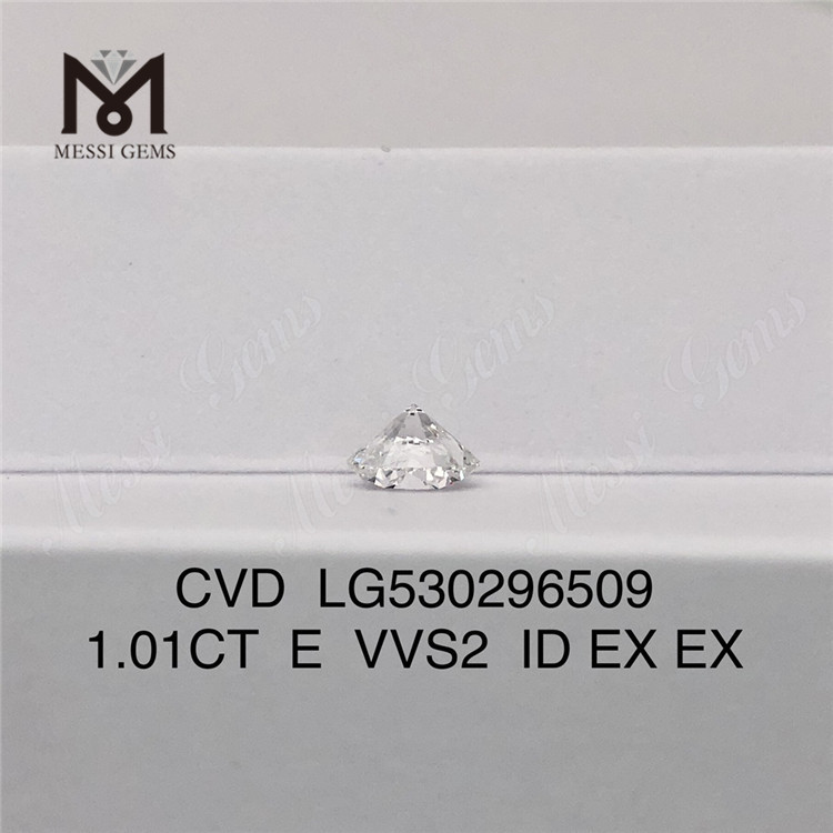 1.01ct E VVS2 Diamante de laboratorio suelto VS RD Diamante barato fabricado por el hombre CVD