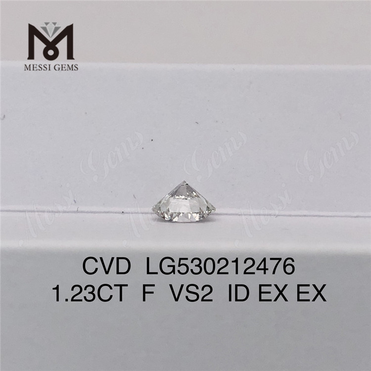 1.23ct F cvd laboratorio diamante VS2 redondo blanco laboratorio suelto precio al por mayor de diamantes