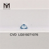 1.09CT CUADRADO FANCY BLUE VVS2 EX VG diamante de laboratorio CVD LG519271080 