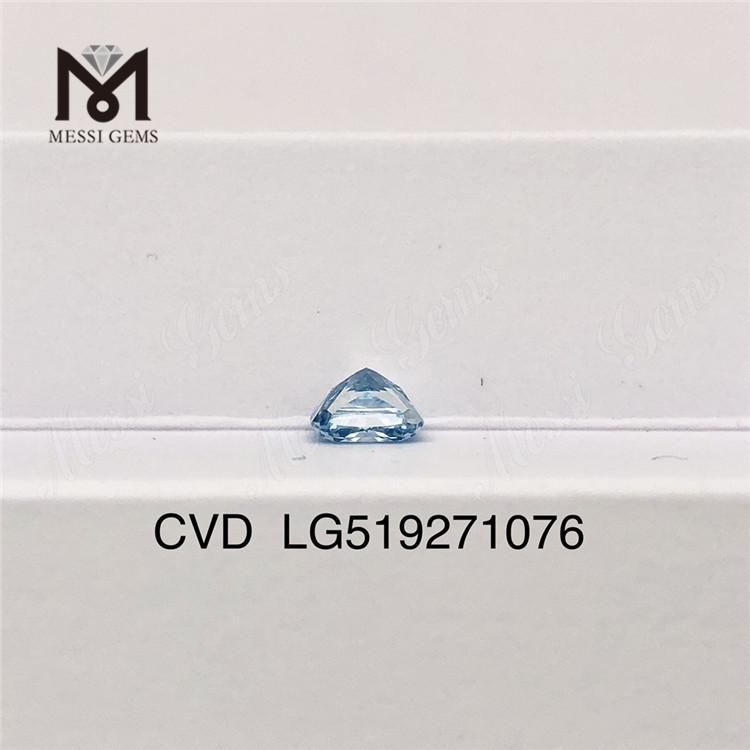 1.09CT CUADRADO FANCY BLUE VVS2 EX VG diamante de laboratorio CVD LG519271080 