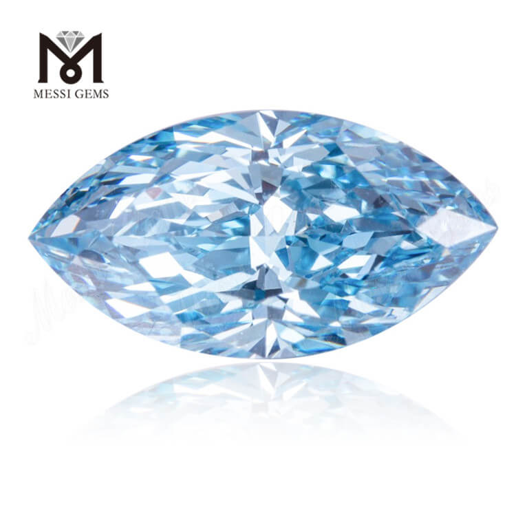 Diamante de laboratorio azul CVD
