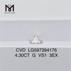 4.30CT G VS1 3EX Obtenga grandes descuentos en nuestro cvd de 4ct en diamante LG597394176