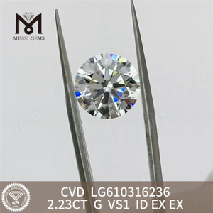 2.23CT G VS1 CVD costo diamantes cultivados en laboratorio Brillo sostenible de IGI 丨Messigems LG610316236