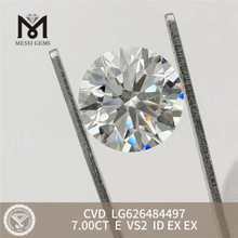 Certificado 7.00CT E VS2 ID CVD IGI para diamante LG626484497丨Messigems