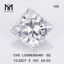 10.33CT E VS1 EX EX SQ Diamante CVD cultivado en laboratorio para compra al por mayor Su ventaja competitiva LG598365481 