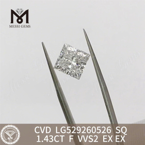 1.43CT F VVS2 SQ Diamantes con certificación igi Elaboración de belleza atemporal 丨Messigems CVD LG529260526