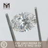 Diamantes creados en laboratorio de 9,39 CT OV D VVS2 LG611369364 丨 Messigems