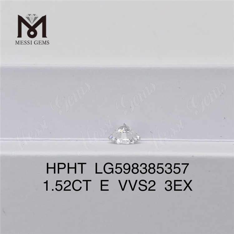 1.52CT E VVS2 3EX diamantes redondos hpht a la venta LG598385357 Elecciones sustentables 丨Messigems