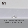 2.05CT E VS1 LG597394236 Diamante OV cvd de alta calidad a precios asequibles