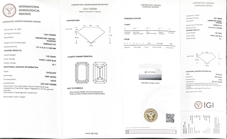precio de diamante simulado em