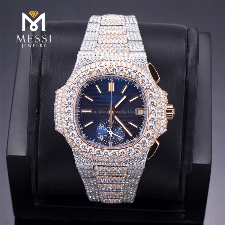 relojes moissanite para hombre baratos