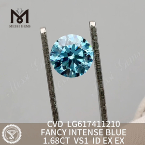 1.68CT VS1 FANCY INTENSE BLUE diamantes creados en laboratorio a la venta 丨 Messigems CVD LG617411210