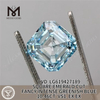 10.46CT ESMERALDA CUADRADA Diamante de laboratorio FANCY INTENSO AZUL VERDE VS1 CVD LG619427189 丨Messigems 