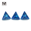 Piedras de zirconia cúbica en forma de triángulo marino Aqua 12x12mm CZ gemas sueltas