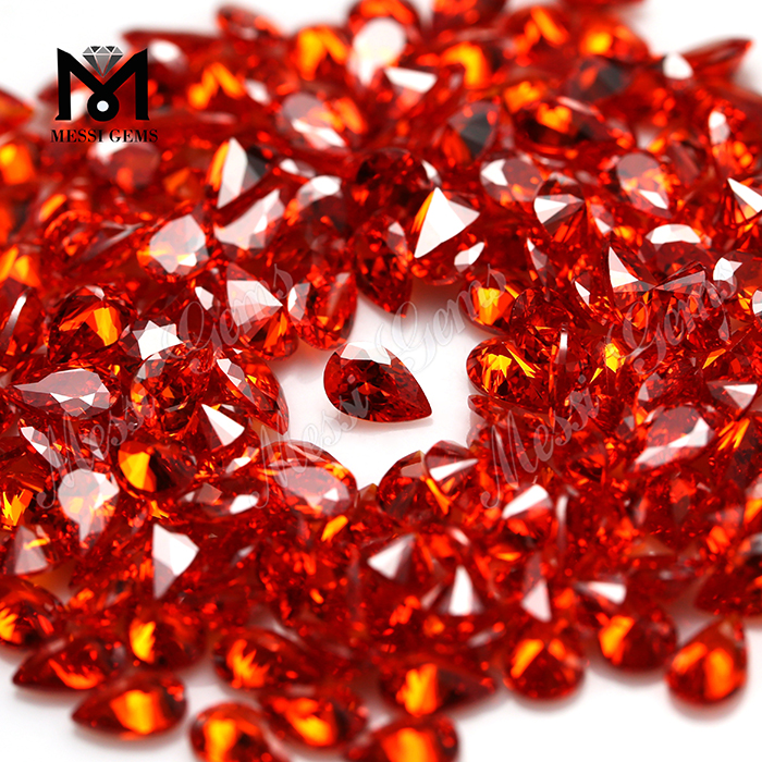 comprar piedra preciosa de zirconia cúbica naranja suelta en línea