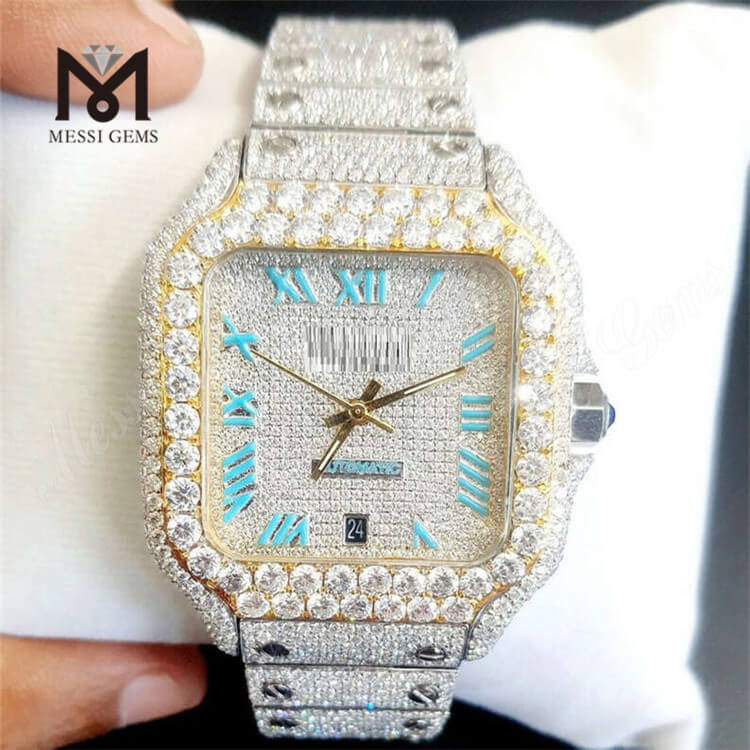 moissanite d relojes de color reloj moissanite de lujo a la venta
