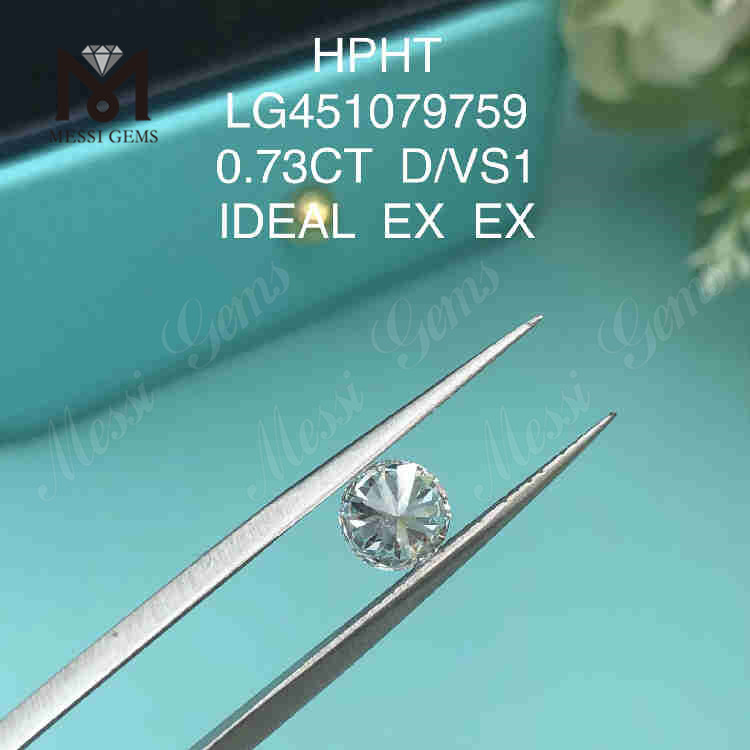 0.73CT d diamante suelto hecho en laboratorio vs precio de diamante sintético