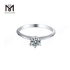 Messi Gems Anillos de plata con diamantes de moissanita de 1 quilate Precio de venta al por mayor