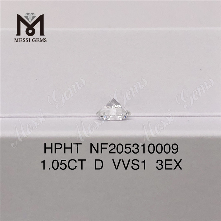1.065ct D VVS2 RD 3EX costo de un diamante cultivado en laboratorio
