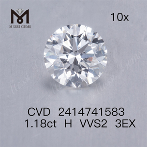 1.18ct H rd lab diamond 3EX vvs comprar diamantes cvd precio de fábrica en línea