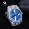 Las mejores marcas de diseño personalizado Luxury ice out hombres mujeres reloj DEF vvs moissanite watch