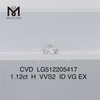 1.12ct H lab diamond vvs diamantes hechos por el hombre sueltos en oferta