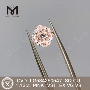 1.13ct VS1 EX VG VS CVD CU precio de diamante rosa cultivado en laboratorio IGI LG534250547