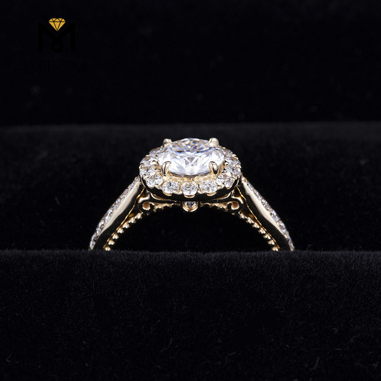 anillo de diamantes de la vendimia