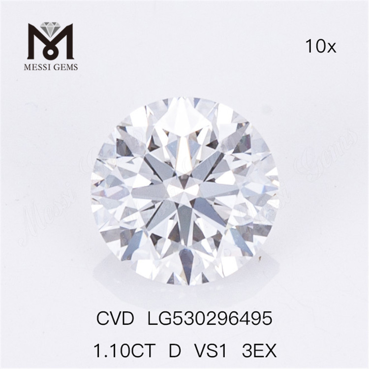 1.10 Ct D Mejor venta Diamante de laboratorio suelto Diamante Cvd redondo al por mayor