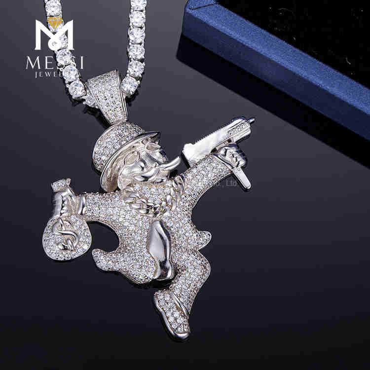 collar de moda de alta calidad de ladrón de caballero de cadena caliente de hip hop