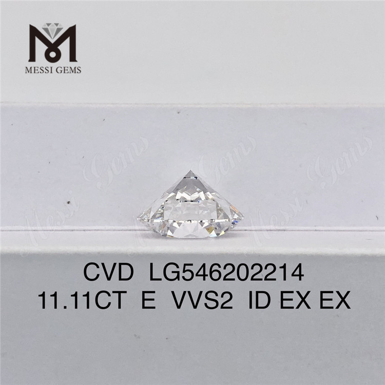 11.11CT E VVS2 ID EX EX diamante de laboratorio más grande CVD LG546202214