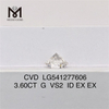 3.6CT G vs2 diamante de laboratorio suelto RD Cut cvd diamantes precio al por mayor