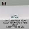 3.27CT VS1 EX VG FANCY INTENSO VERDE GRISICO ps diamantes cvd verde CVD LG586346996 