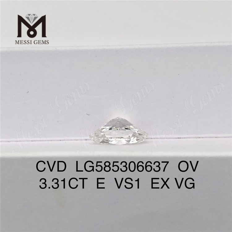 3.31CT E VS1 EX VG OV mejor laboratorio de diamantes CVD LG585306637