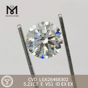 5.21CT E VS1 ID CVD Diamantes fabricados en laboratorio LG626468302 丨Messigems