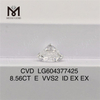 8.56ct E VVS2 Diamantes con certificación Igi Diamante CVD para joyería de lujo LG604377425 丨 Messigems