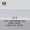2.00CT SI1 EM FANCY BLUE Cvd Diamante Precio por quilate Precio LG611353654 