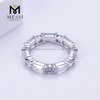 Anillos de compromiso de diamantes cultivados PT950 6.2G Belleza ética para toda la vida