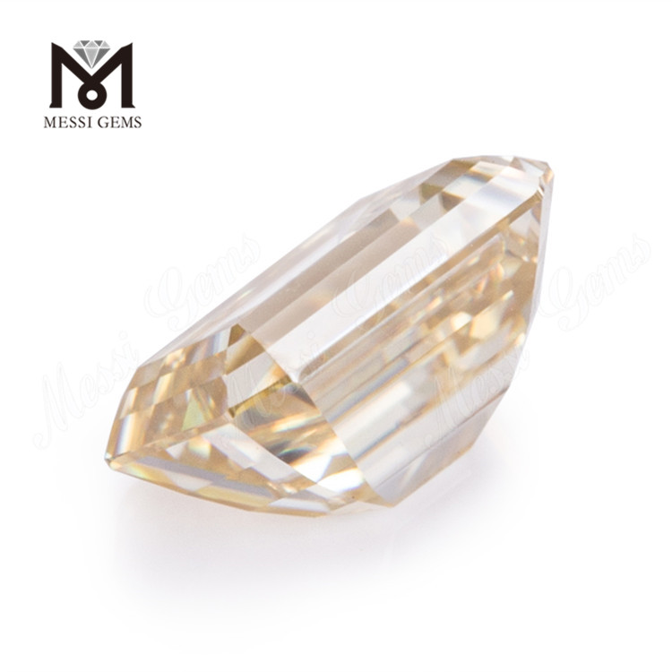 9*11mm Esmeralda moissanite amarillo suelto comprar diamantes moissanite sueltos