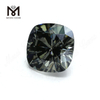 10*10mm cojín moissanita sintética 5ct fabricante de moissanita gris